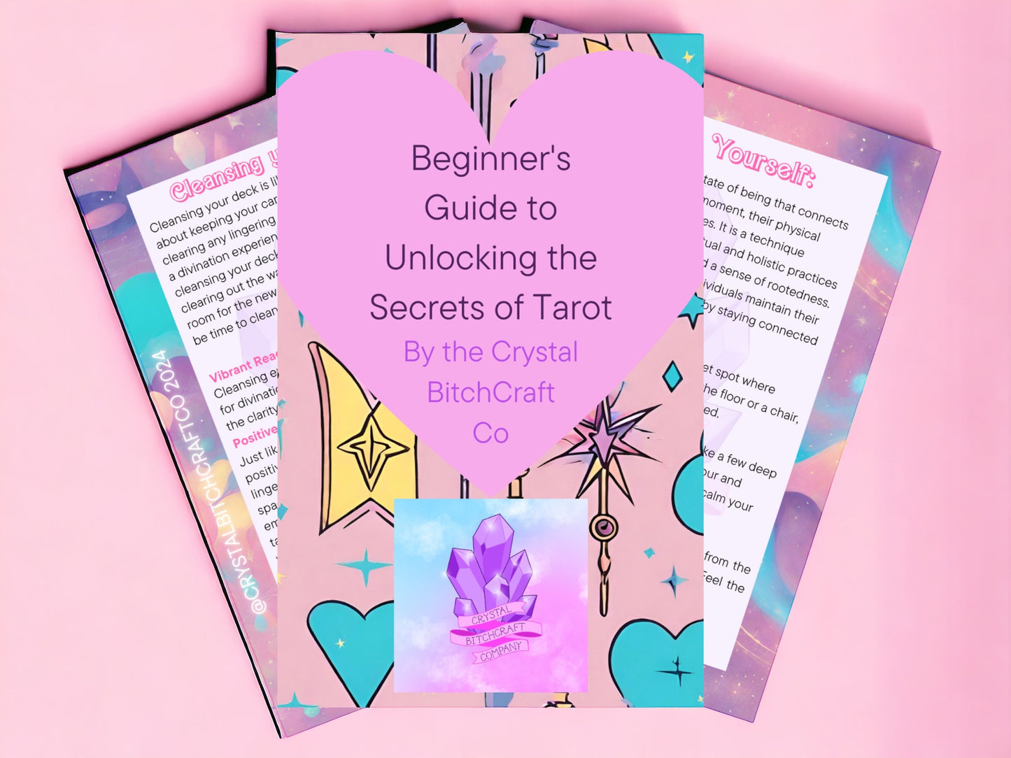 Tarot Guide & Keywords, Cheat Sheets, Cleansing, Grounding, Questions, Spreads and Much More! Comprehensive Digital Printable Tarot Learning